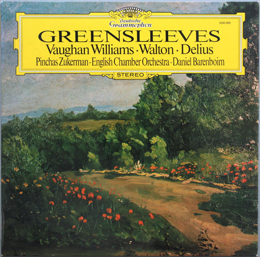 Ralph Vaughan Williams, Sir William Walton, Frederick Delius, Pinchas Zukerman, English Chamber Orchestra, Daniel Barenboim – Greensleeves LP vinyl record, image 1 of 6