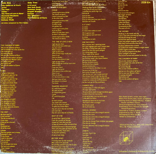 T. Rex – T. Rex LP vinyl record, image 2 of 5
