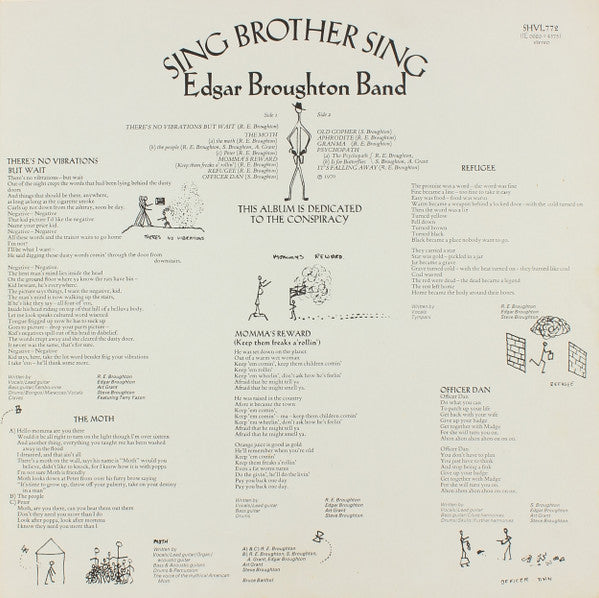 The Edgar Broughton Band – Sing Brother Sing LP vinyl record, image 7 of 8