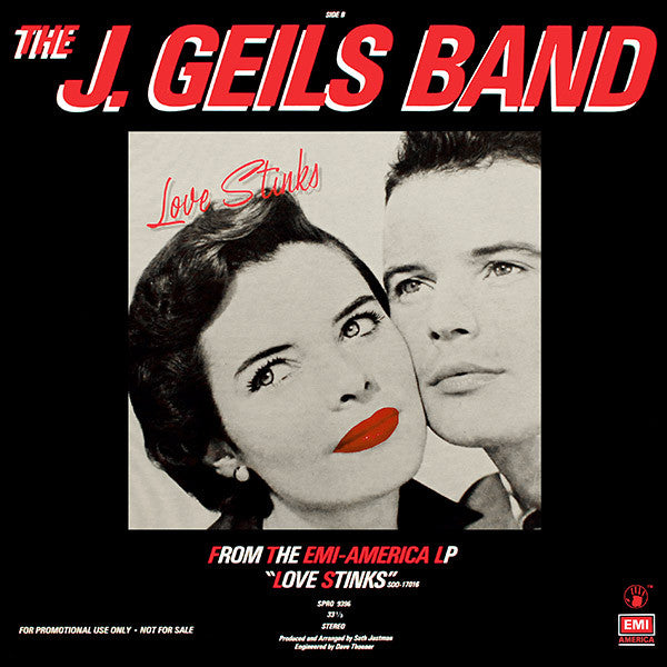 The J. Geils Band, Juke Joint Jimmy & His House Party Rockers – Love Stinks 12" vinyl record, image 2 of 4
