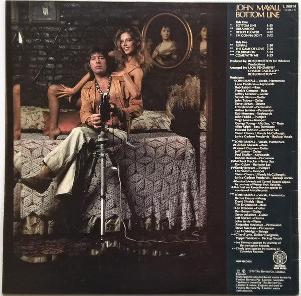 John Mayall – Bottom Line LP vinyl record, image 2 of 4