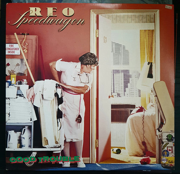 REO Speedwagon – Good Trouble LP vinyl record, image 2 of 2
