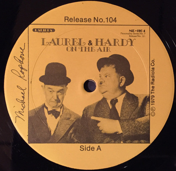 Laurel & Hardy – Laurel & Hardy On The Air LP vinyl record, image 3 of 6