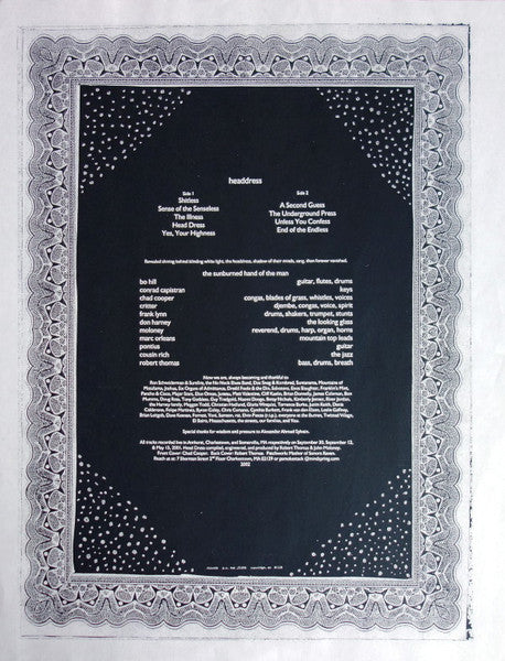 Sunburned Hand Of The Man – Headdress LP vinyl record, image 5 of 5