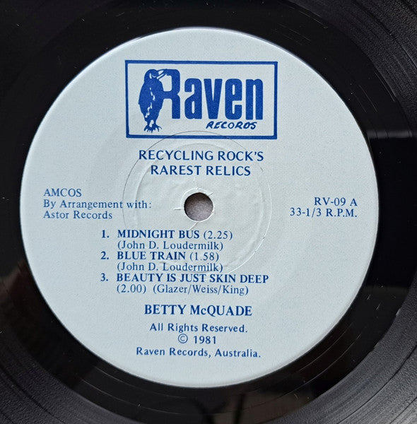 Betty McQuade – Midnight Bus 7" vinyl record, image 4 of 5
