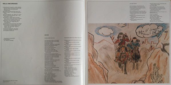 John Lennon – Walls And Bridges LP vinyl record, image 9 of 10