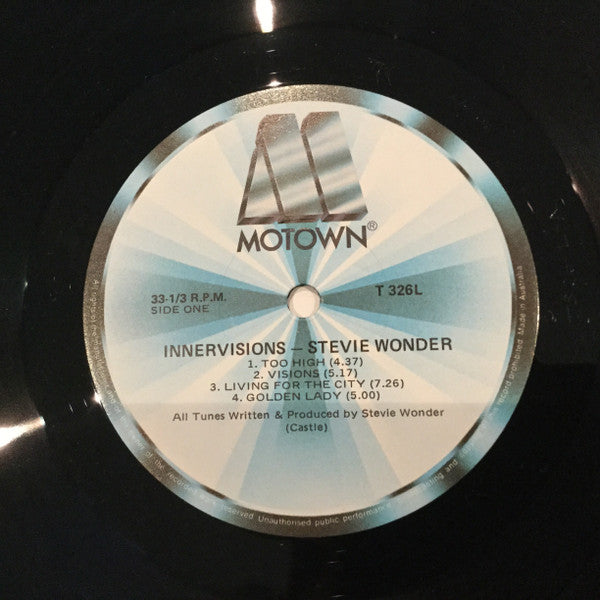 Stevie Wonder – Innervisions LP vinyl record, image 6 of 6