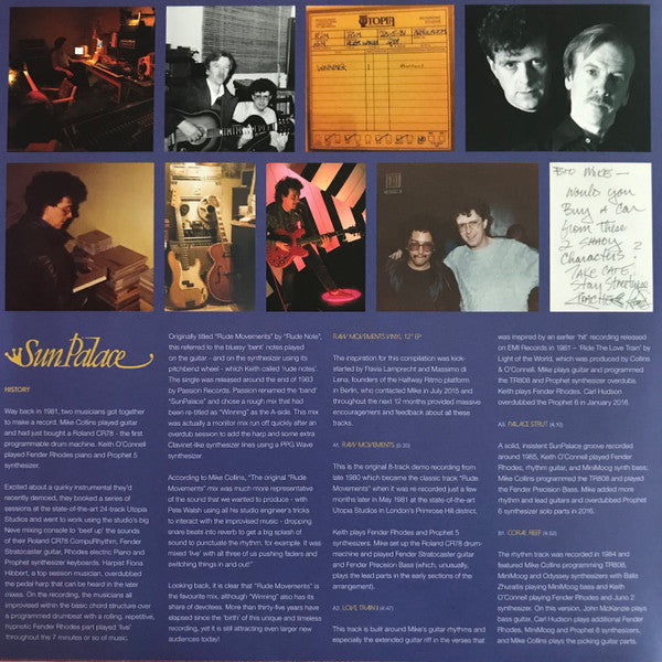 Sun Palace – Raw Movements / Rude Movements (2xLP) LP vinyl record, image 3 of 8