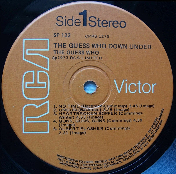 The Guess Who – The Guess Who Down Under LP vinyl record, image 3 of 8