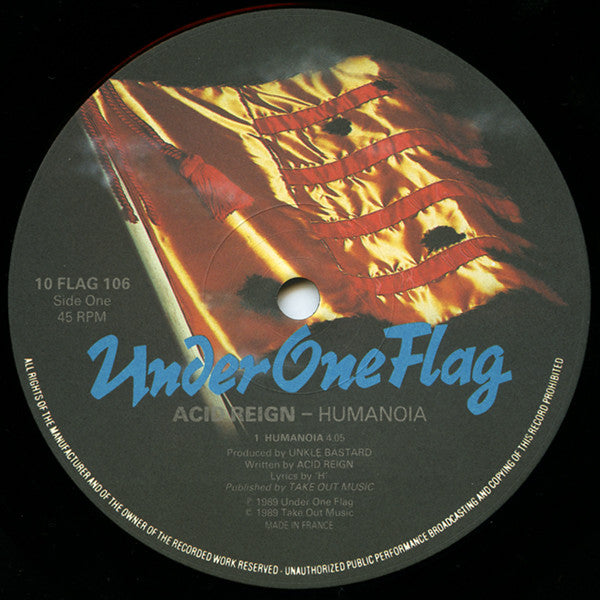 Acid Reign – Humanoia 10" vinyl record, image 3 of 4