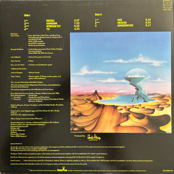 The Chris Hinze Combination – Nazali LP vinyl record, image 2 of 5