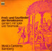 Musica Canterey Bamberg – Freß- Und Sauflieder Der Renaissance Garniert Mit Spiel- Und Tanzmusik LP vinyl record, image 1 of 3