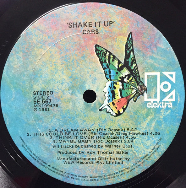 The Cars – Shake It Up LP vinyl record, image 4 of 7