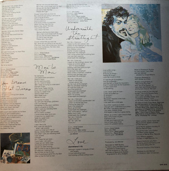 Joni Mitchell – Wild Things Run Fast LP vinyl record, image 3 of 6