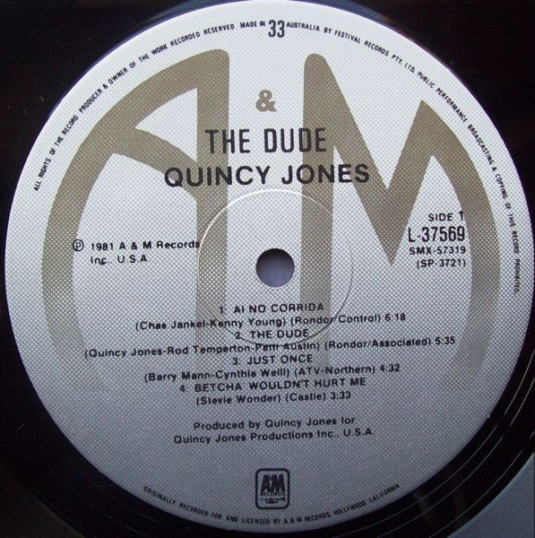 Quincy Jones – The Dude LP vinyl record, image 4 of 5