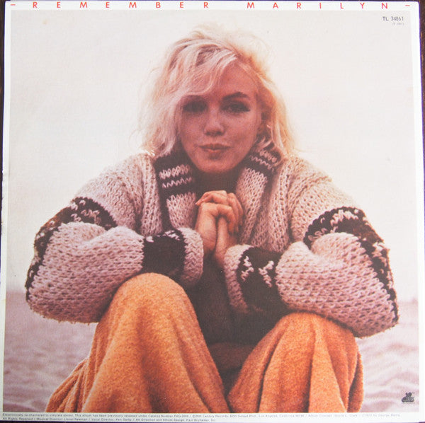 Marilyn Monroe – Remember Marilyn LP vinyl record, image 4 of 6