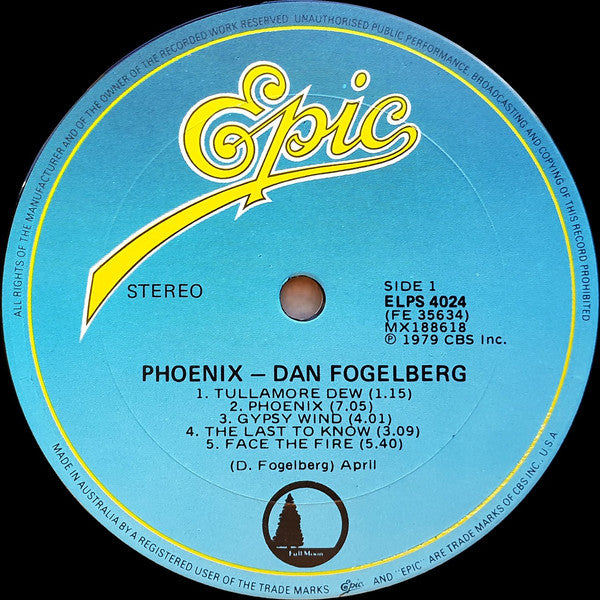 Dan Fogelberg – Phoenix LP vinyl record, image 5 of 6