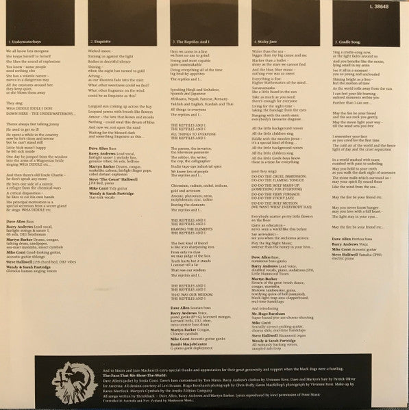 Shriekback – Big Night Music LP vinyl record, image 4 of 6