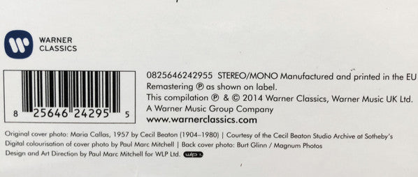 Maria Callas – Remastered LP vinyl record, image 9 of 9