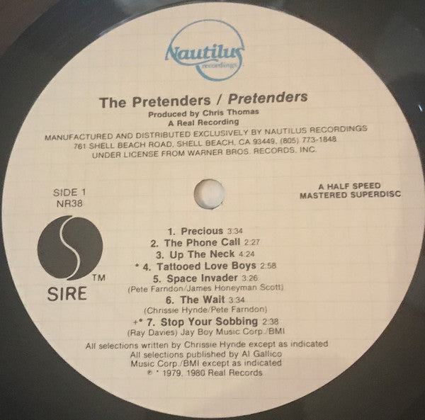 The Pretenders – Pretenders LP vinyl record, image 3 of 6