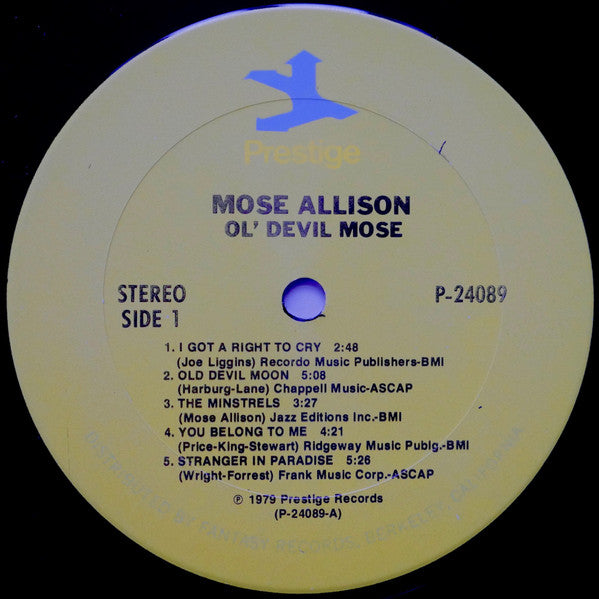 Mose Allison – Ol' Devil Mose (2xLP) LP vinyl record, image 5 of 8