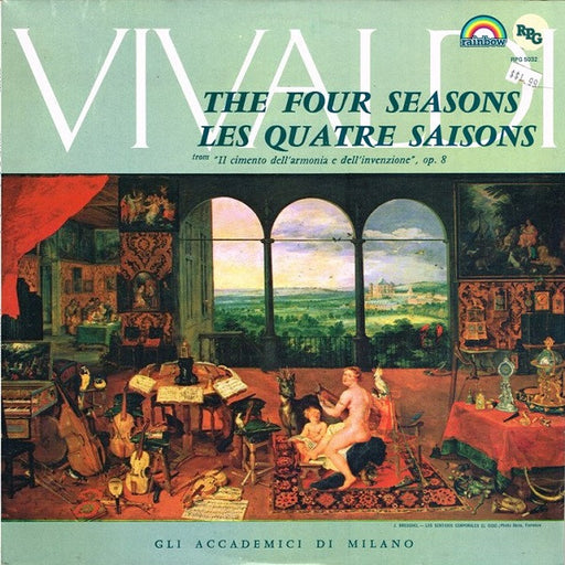Antonio Vivaldi, Gli Accademici Di Milano – The Four Seasons / Les Quatre Saisons, From "Il Cimento Dell'Armonia E Dell'Invenzione", Op. 8 LP vinyl record, image 1 of 4