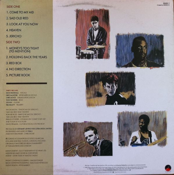 Simply Red – Picture Book LP vinyl record, image 4 of 4
