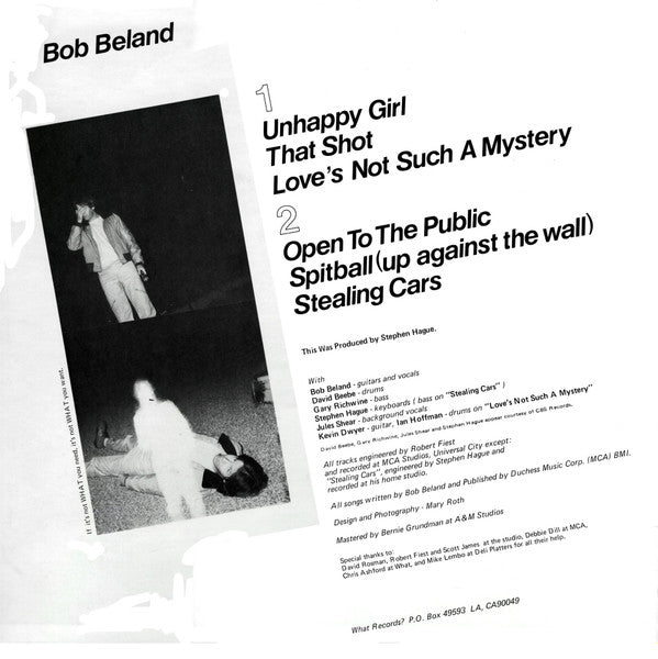 Bob Beland – Bob Beland 12" vinyl record, image 2 of 4