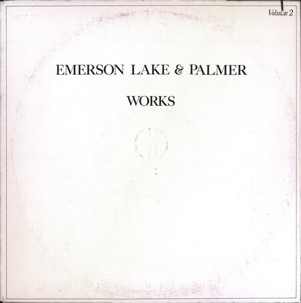 Emerson, Lake & Palmer – Works Volume 2 LP vinyl record, image 1 of 4