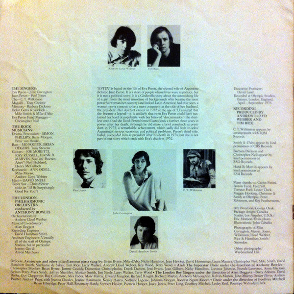 Andrew Lloyd Webber, Tim Rice – Evita (2xLP) LP vinyl record, image 7 of 10