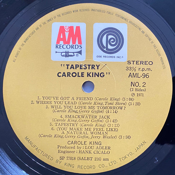 Carole King – Tapestry LP vinyl record, image 8 of 8