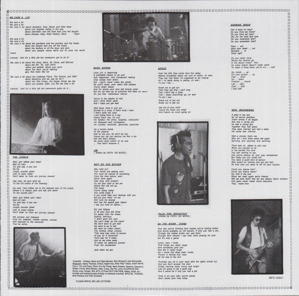 Faith No More – We Care A Lot LP vinyl record, image 6 of 7