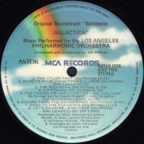 Various – Battlestar Galactica (Original Soundtrack) LP vinyl record, image 4 of 4