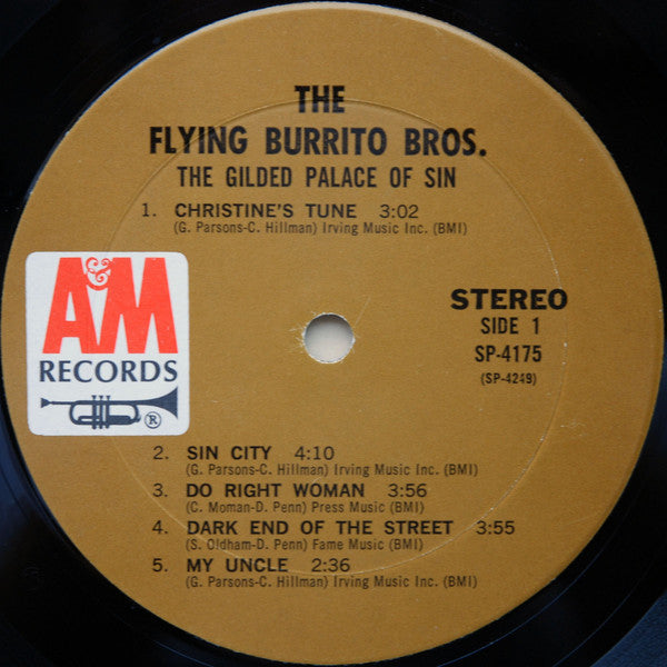 The Flying Burrito Bros – The Gilded Palace Of Sin LP vinyl record, image 3 of 4