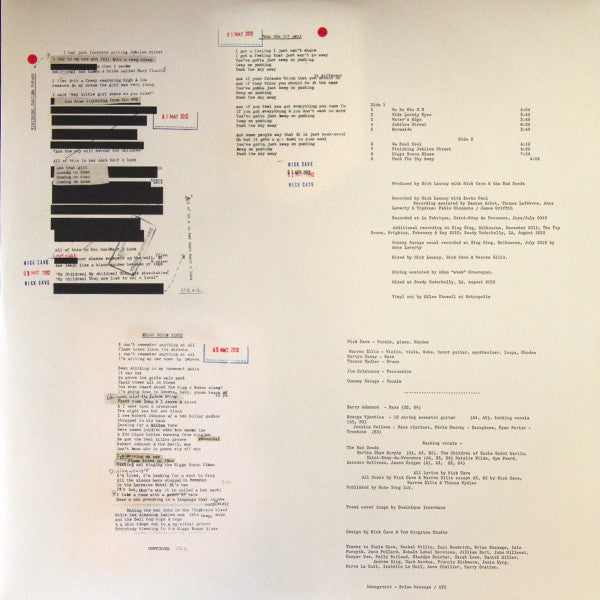 Nick Cave & The Bad Seeds – Push The Sky Away LP vinyl record, image 6 of 8