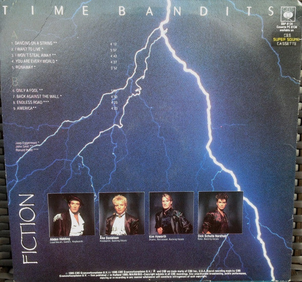 Time Bandits – Fiction LP vinyl record, image 2 of 6
