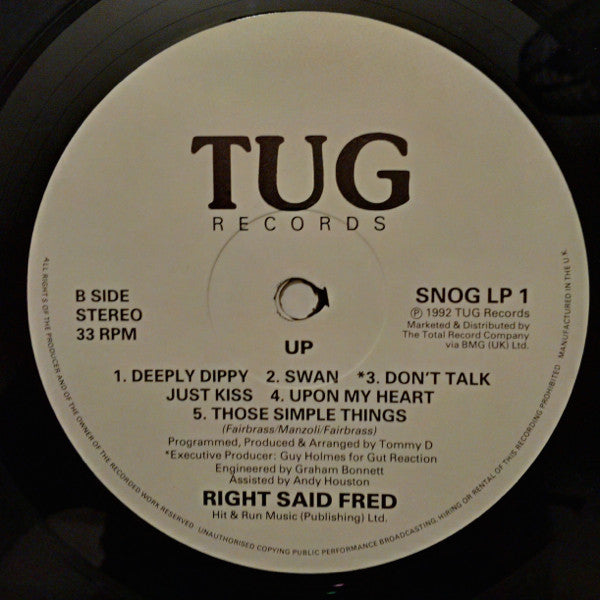 Right Said Fred – Up LP vinyl record, image 6 of 6