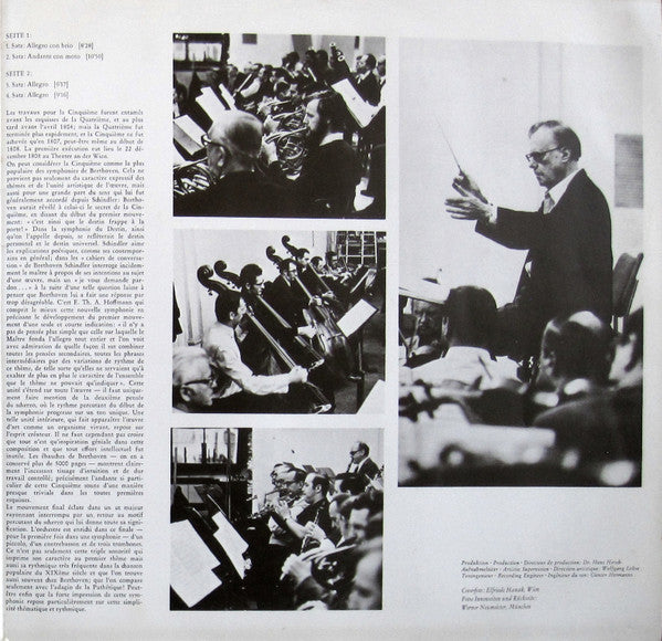 Ludwig Van Beethoven, Wiener Philharmoniker, Karl Böhm – Symphonie Nr. 5 LP vinyl record, image 3 of 6