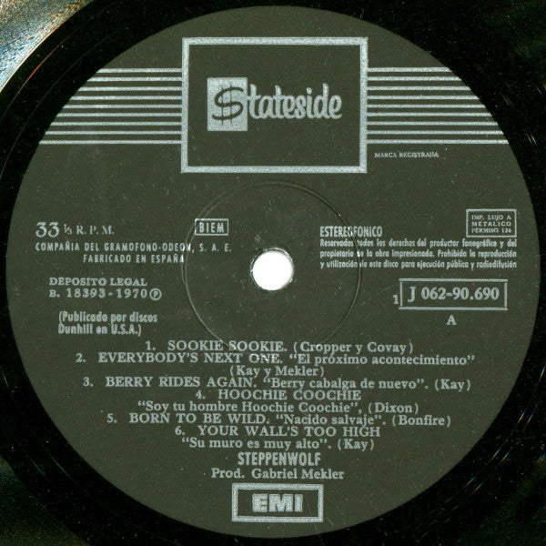 Steppenwolf – Steppenwolf LP vinyl record, image 3 of 4