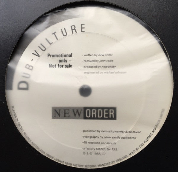 New Order – Sub-Culture 12" vinyl record, image 2 of 5