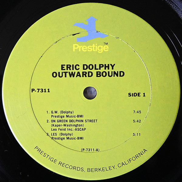 Eric Dolphy Quintet – Outward Bound LP vinyl record, image 3 of 4