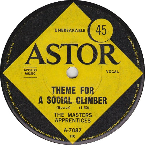 The Master's Apprentices – Elevator Driver 7" vinyl record, image 2 of 2