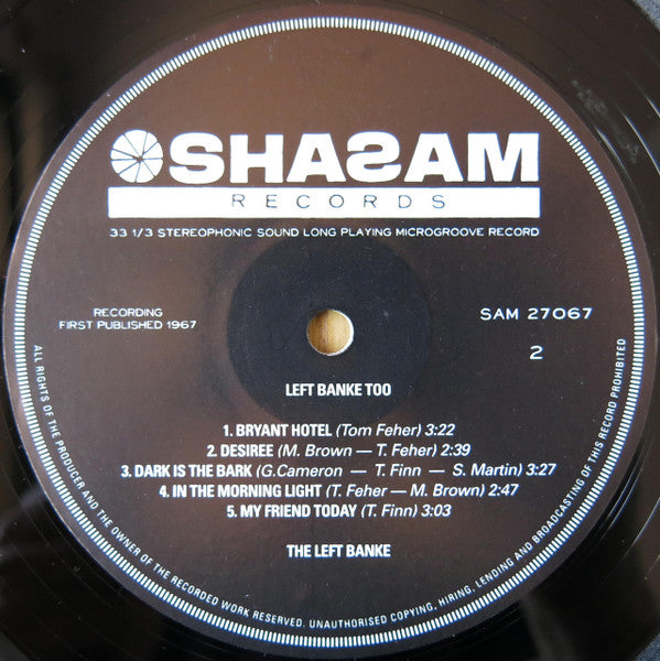 The Left Banke – The Left Banke Too LP vinyl record, image 4 of 4