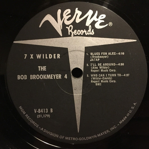 The Bob Brookmeyer Quartet – 7 x Wilder LP vinyl record, image 4 of 4