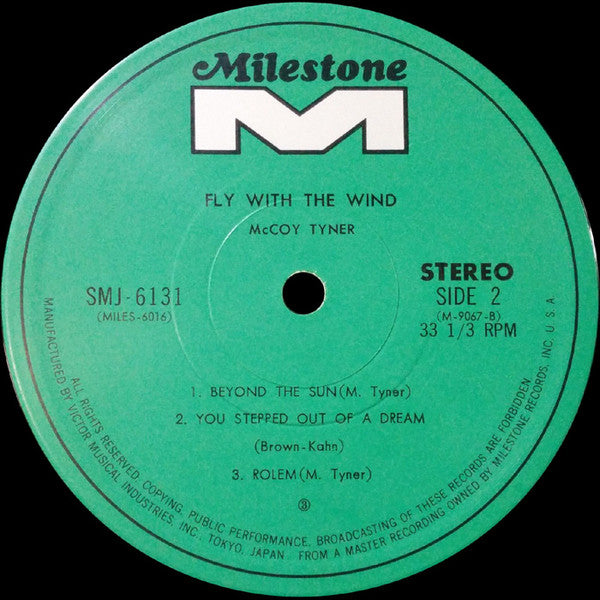 McCoy Tyner – Fly With The Wind LP vinyl record, image 7 of 10