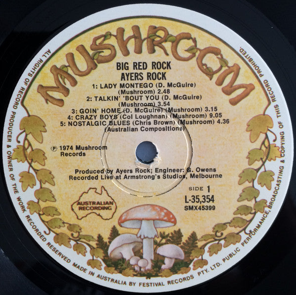 Ayers Rock – Big Red Rock LP vinyl record, image 3 of 7