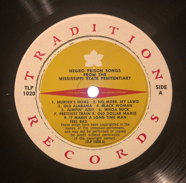 Alan Lomax – Negro Prison Songs From The Mississippi State Penitentiary LP vinyl record, image 3 of 10