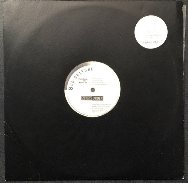 New Order – Sub-Culture 12" vinyl record, image 3 of 5