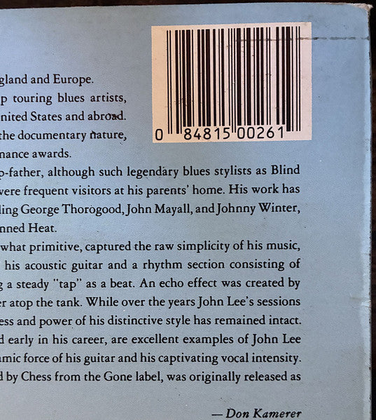 John Lee Hooker – Plays & Sings The Blues LP vinyl record, image 5 of 7