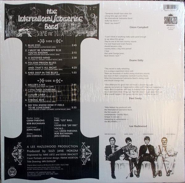 The International Submarine Band – Safe At Home LP vinyl record, image 2 of 7
